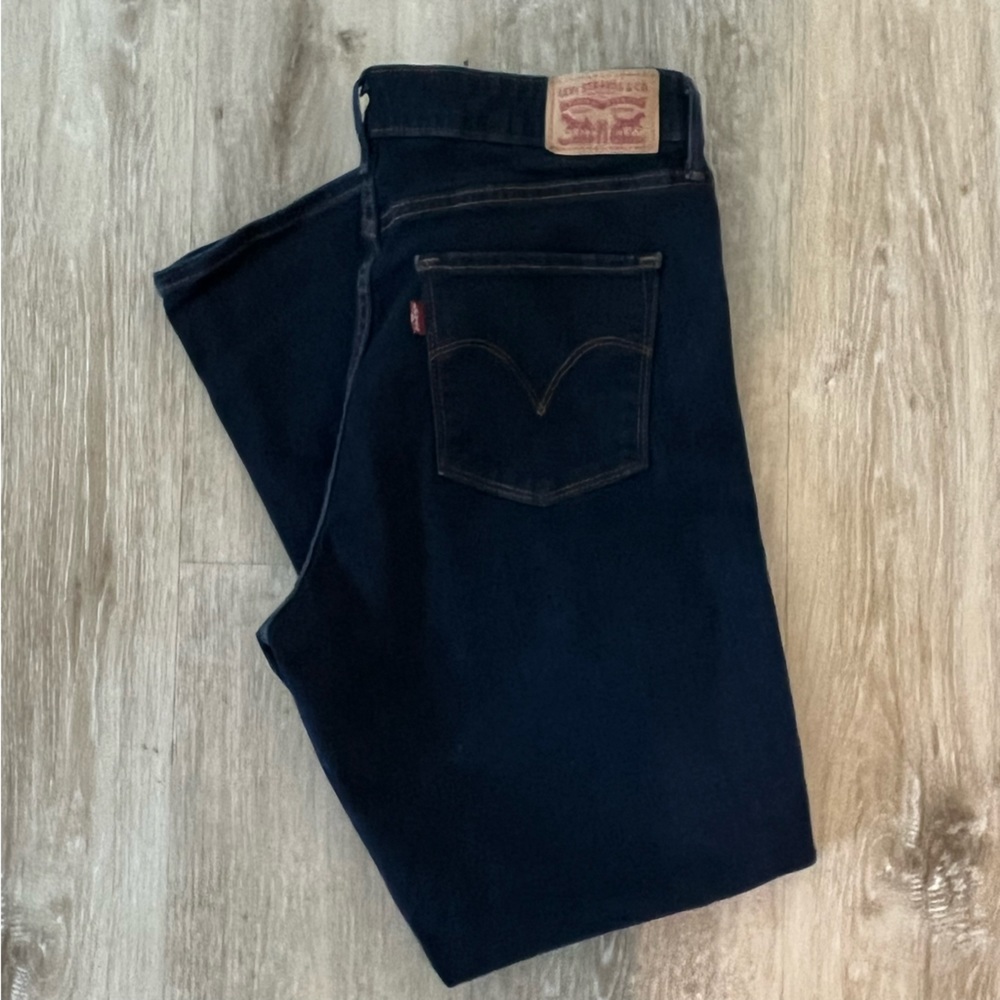 Levi’s Classic Mid Rise Skinny Dark Rinse